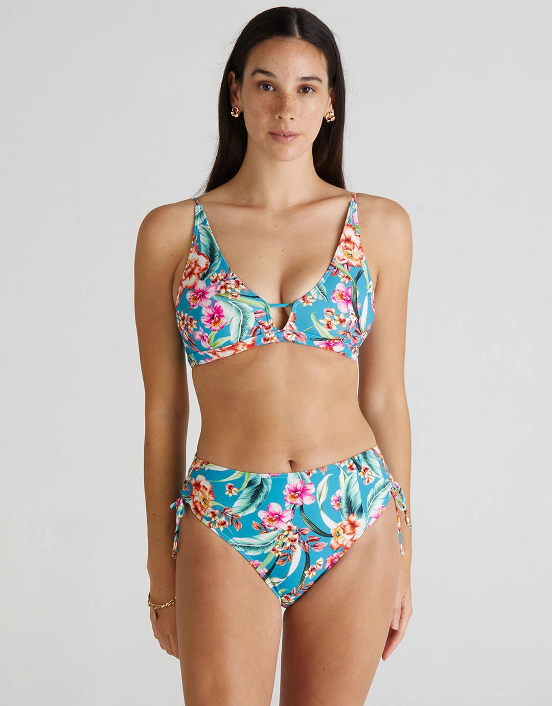 Melody Charlotte High Waist Bikini Pant - Multi