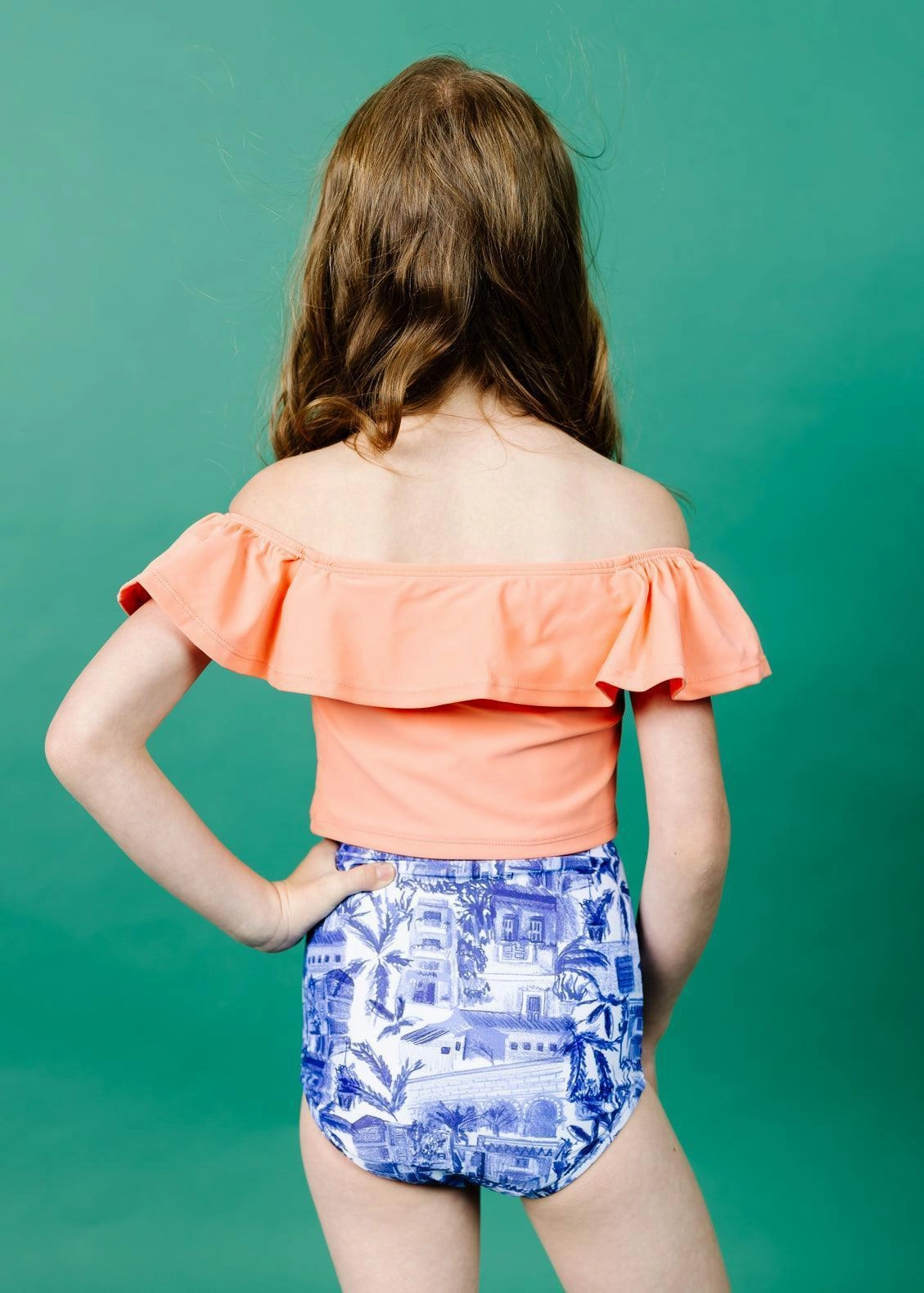 Melon | Mini Ruffled Around Top