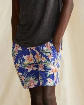 Men Calder Short In Surf Blue mens beach swimwear, quick dry mens swimsuits