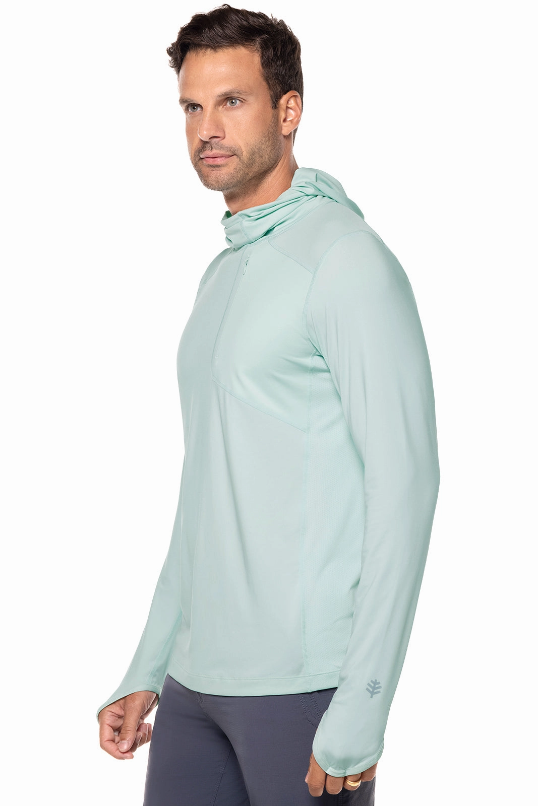 Men's Andros Fishing Hoodie | Misty Aqua