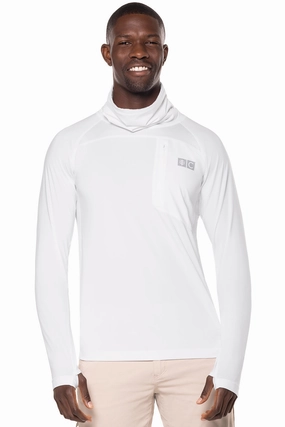 Men's Andros Fishing Tee | White men's full coverage swimwear, casual swimwear for men