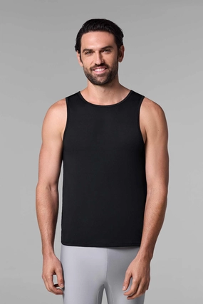 Men's Dade Swim Tank | Black men's full coverage swimwear, casual swimwear for men