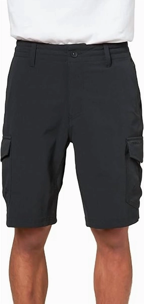 Men's Gi Jack Traveler 6 Board Shorts In Black mens beach swimwear, quick dry mens swimsuits