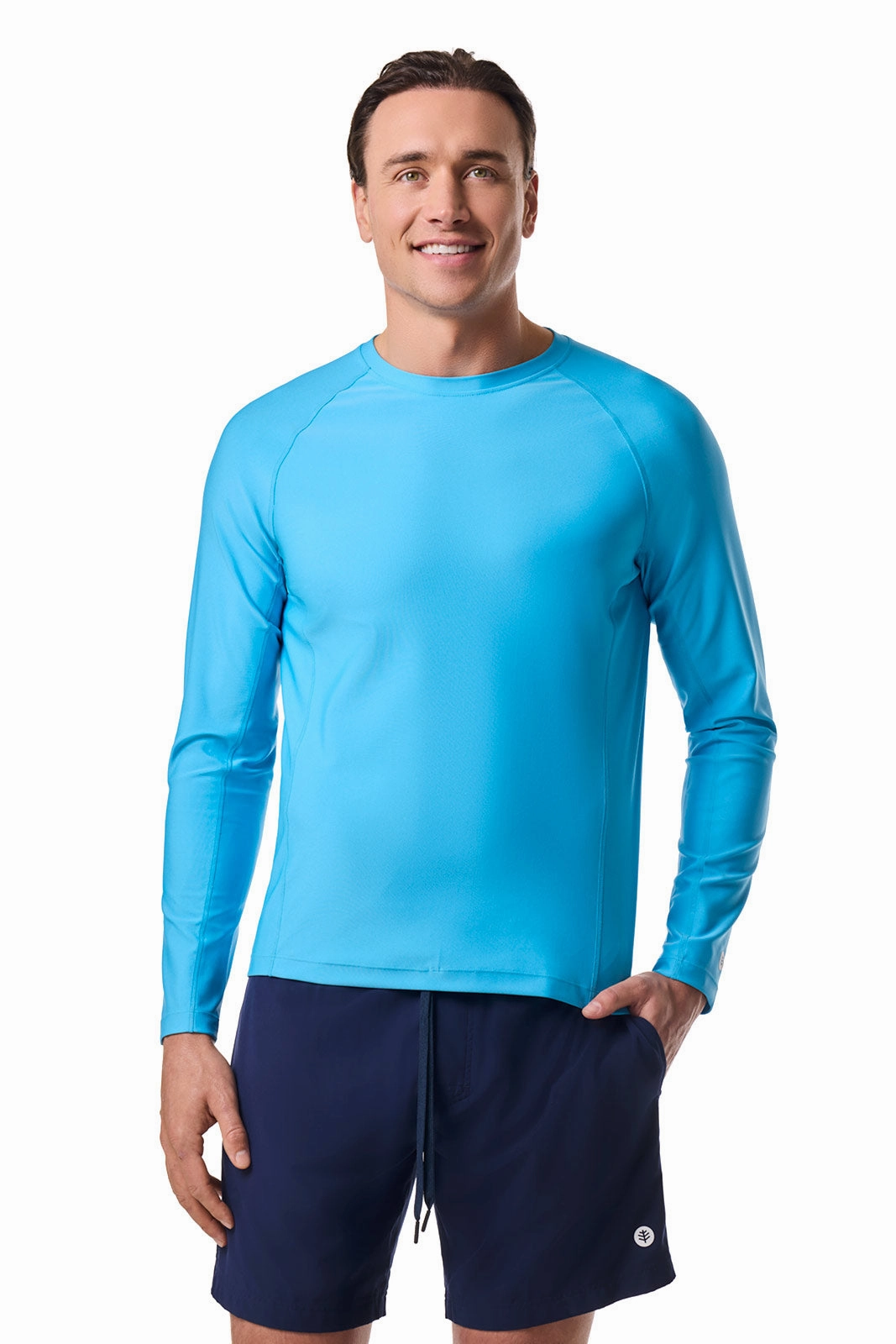 Men's Hightide Long Sleeve Swim Shirt | Malibu Blue