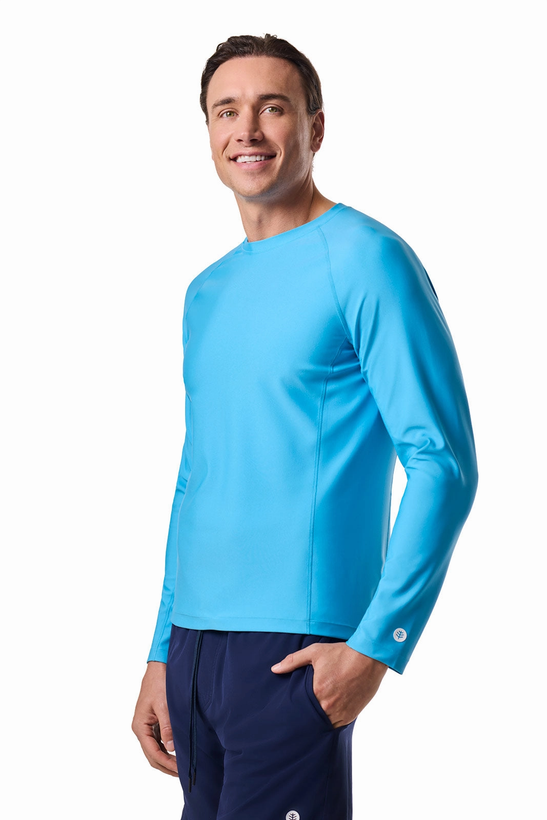 Men's Hightide Long Sleeve Swim Shirt | Malibu Blue