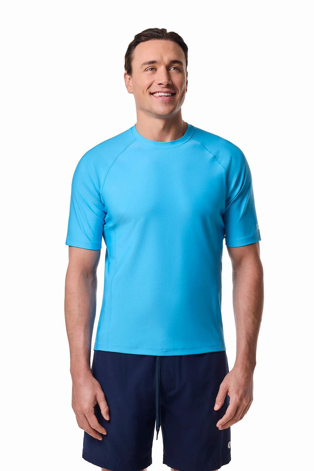 Men's Hightide Short Sleeve Swim Shirt | Malibu Blue
