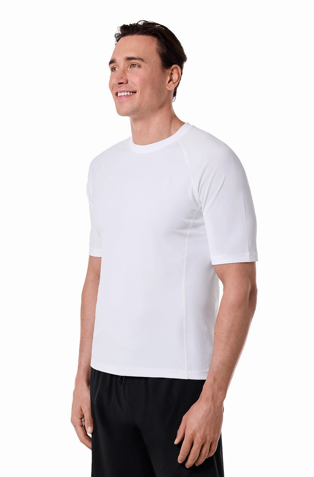 Men's Hightide Short Sleeve Swim Shirt | White