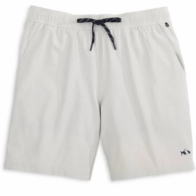 Men's Hybrid Short In Chrome mens full coverage swimwear, stylish mens swim trunks