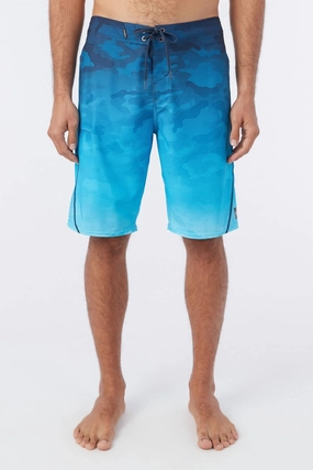 Men's Hyperfreak Heat Stripe Board Shorts In Aquarius mens beach swimwear, quick dry mens swimsuits
