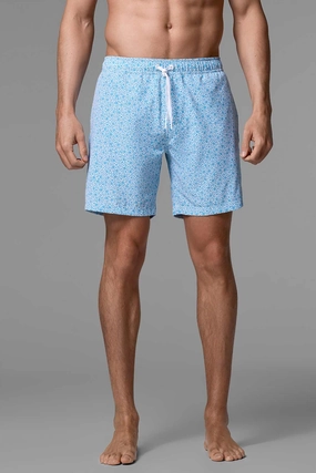 Men's Kahuna Swimming Shorts | Malibu Blue Shell We men's full coverage swimwear, casual swimwear for men