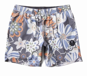 Men's Kailua 16.5" Boardshort In Phantom mens full coverage swimwear, stylish mens swim trunks