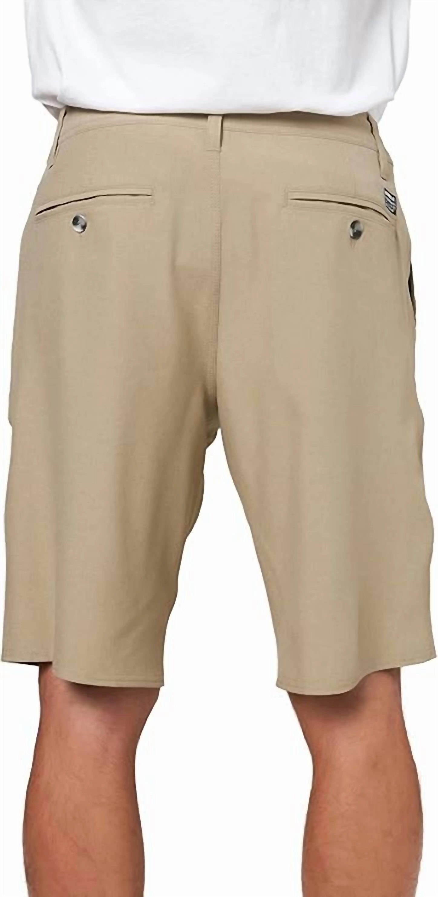 Men's Loaded Heather Hybrid Board Shorts In Khaki
