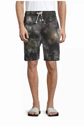 Men's Marble Short In Olive mens beach swimwear, quick dry mens swimsuits