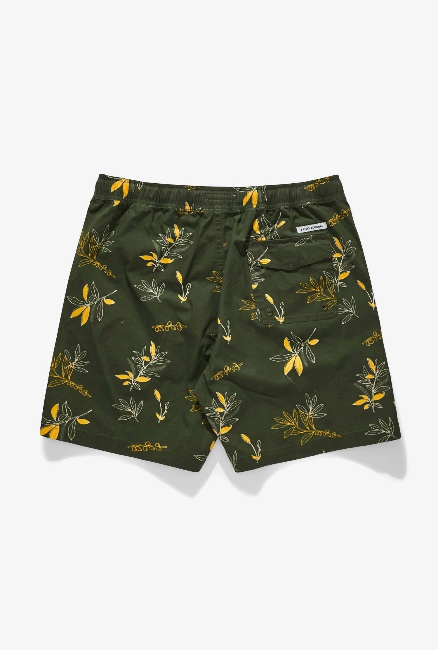 Men's Neighbour Elastics Boardshort In Green
