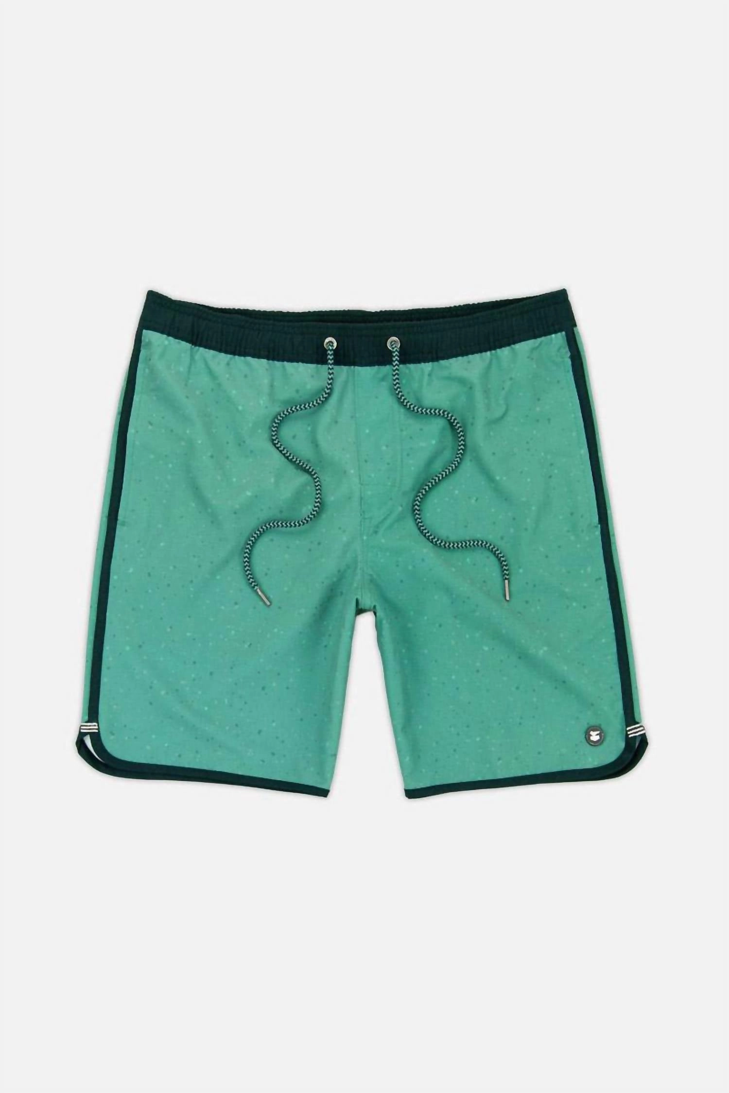 Men's Session Boardies Short In Mint mens beach swimwear, quick dry mens swimsuits