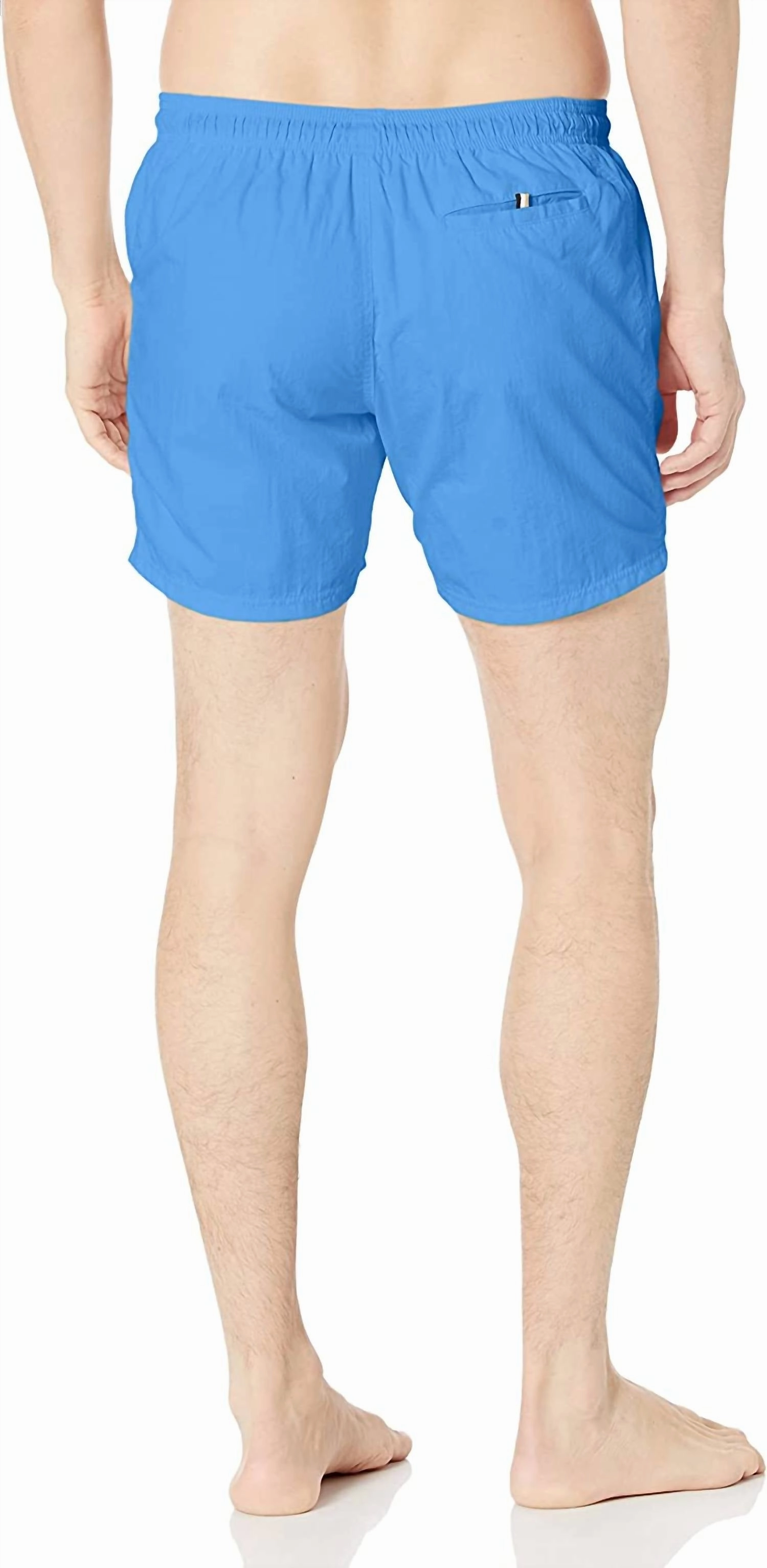 Men's Standard Octopus Swim Trunk In Cobalt Blue