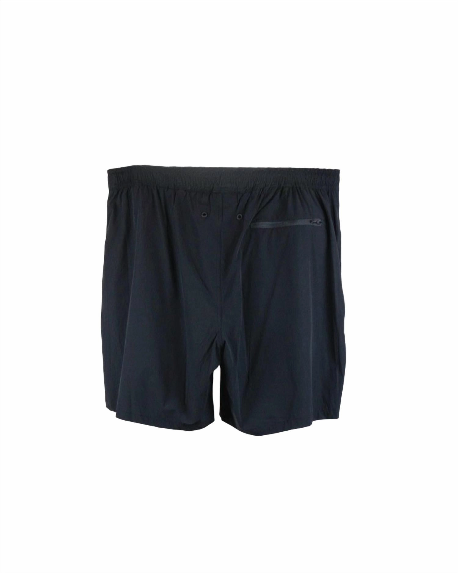 Men's Standard Quick Dry Swim Trunk In Black