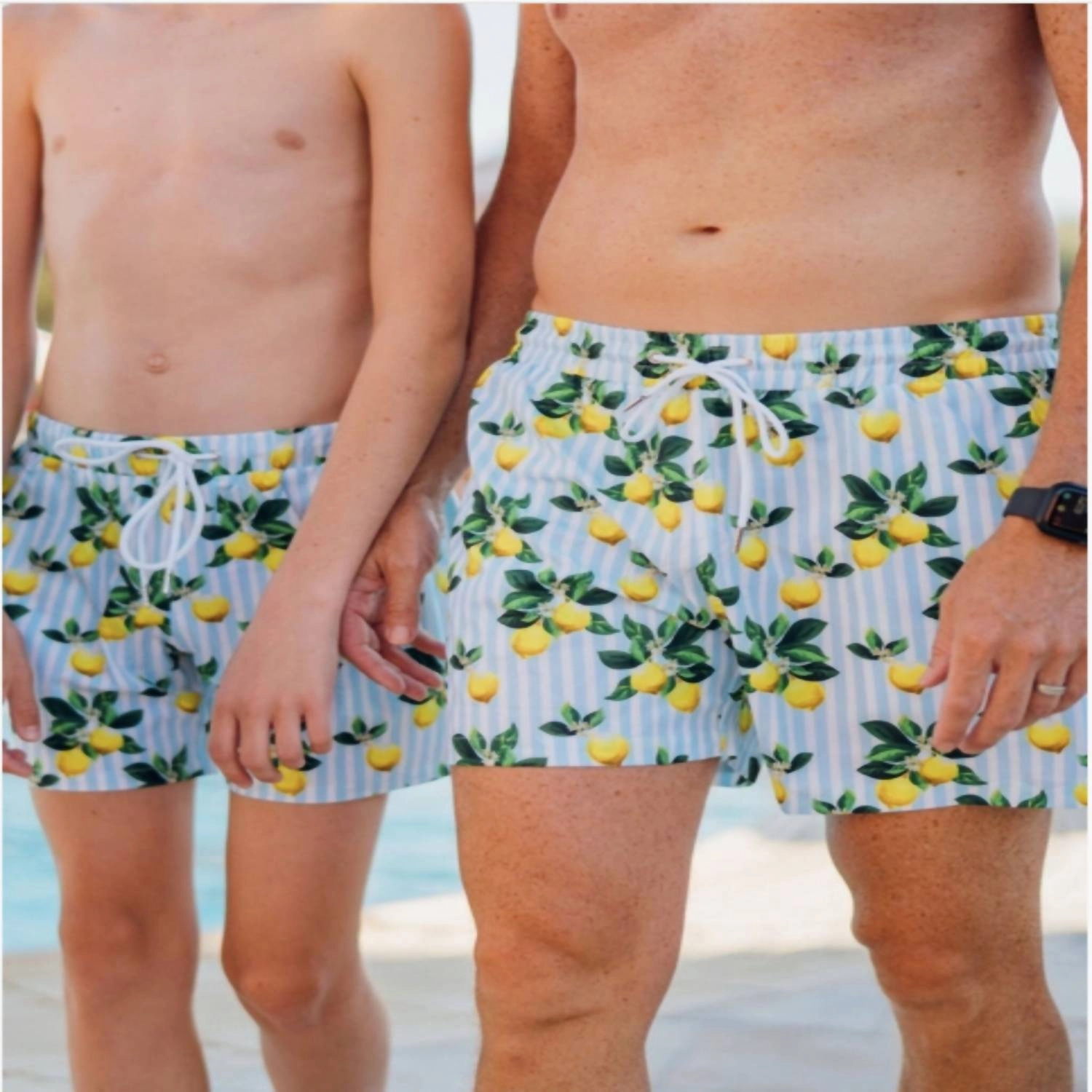 Men's Swim Shorts In Coast Lemon