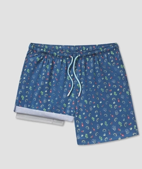 Men's Swim Shorts In Taco Tuesday mens full coverage swimwear, stylish mens swim trunks