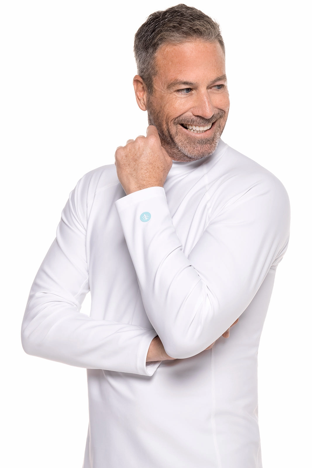 Men's Tulum Long Sleeve Surf Rash Guard | White
