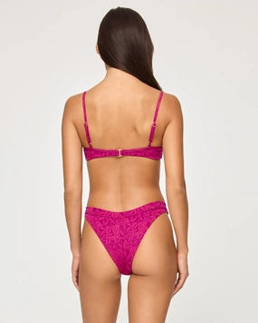 Mercer Bikini Bottom - Berry timeless swimwear styles women, comfy swimwear for women