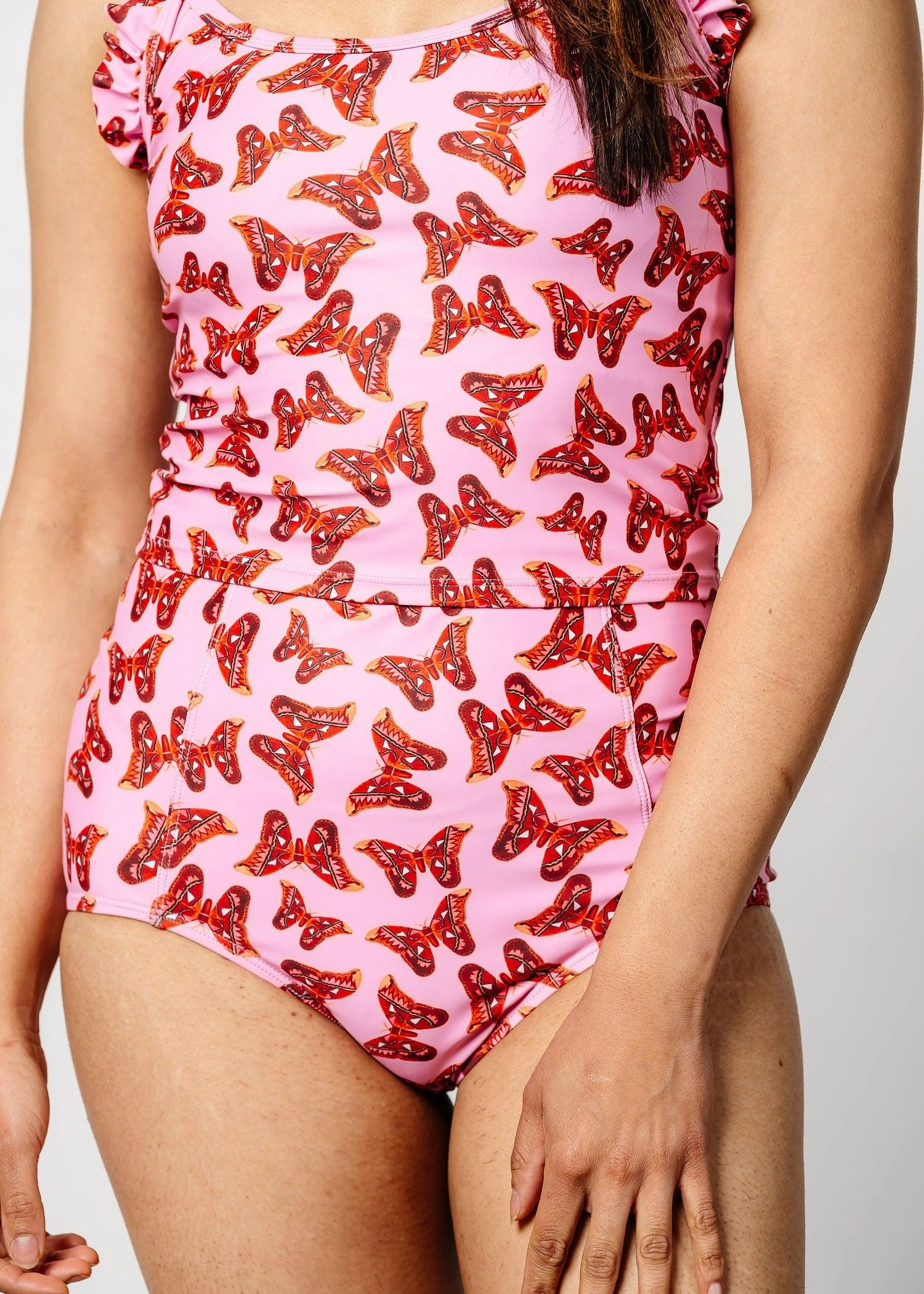 Metamorphosis | Extended High-Waisted Bottoms elastic waistband swim bottoms, mix-and-match bikini bottoms