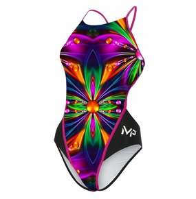 Michael Phelps Zita Open Back Swimsuit swim training suits women, performance one piece swimsuits