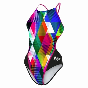 Michael Phelps Zuglo Open Back Swimsuit swim training suits women, performance one piece swimsuits
