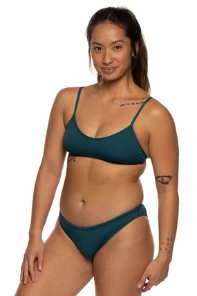 Midl Bikini Bottom - Peacock mix and match bikinis, stylish women's bikini options