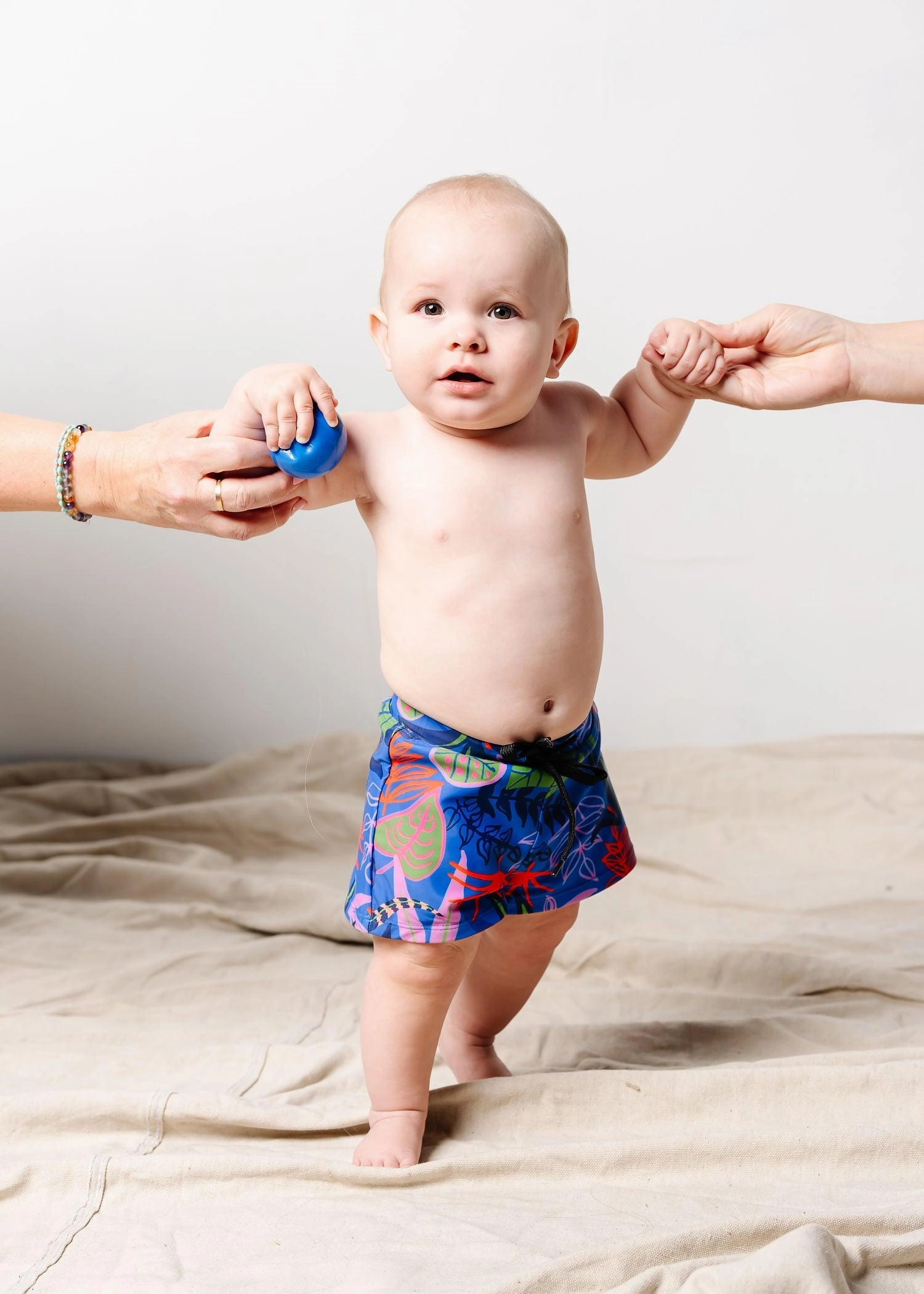 Midnight Jungle | Baby Euro Shorts boys summer swimwear, boys rash guard swim sets