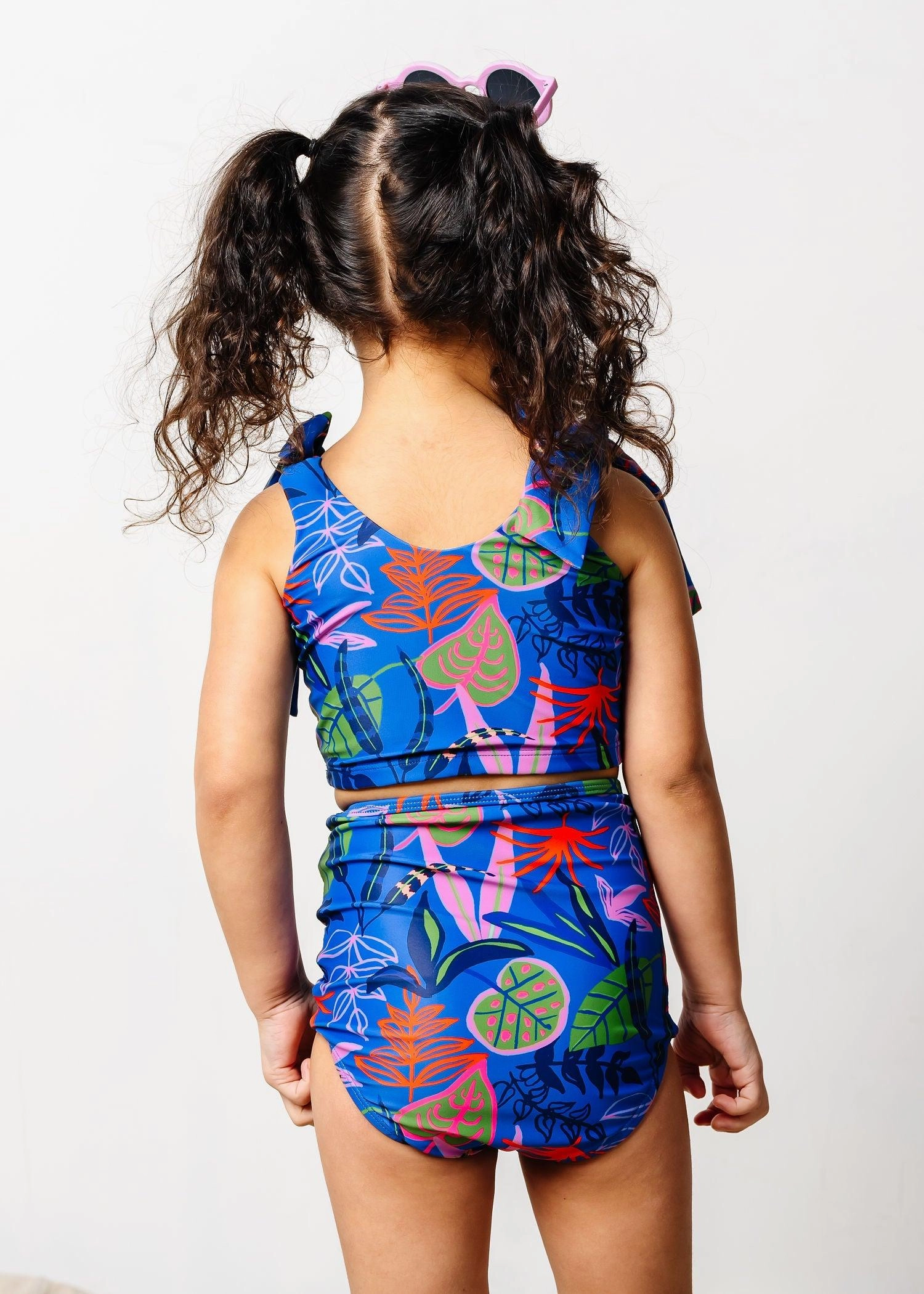 Midnight Jungle | Mini Bow Bottoms