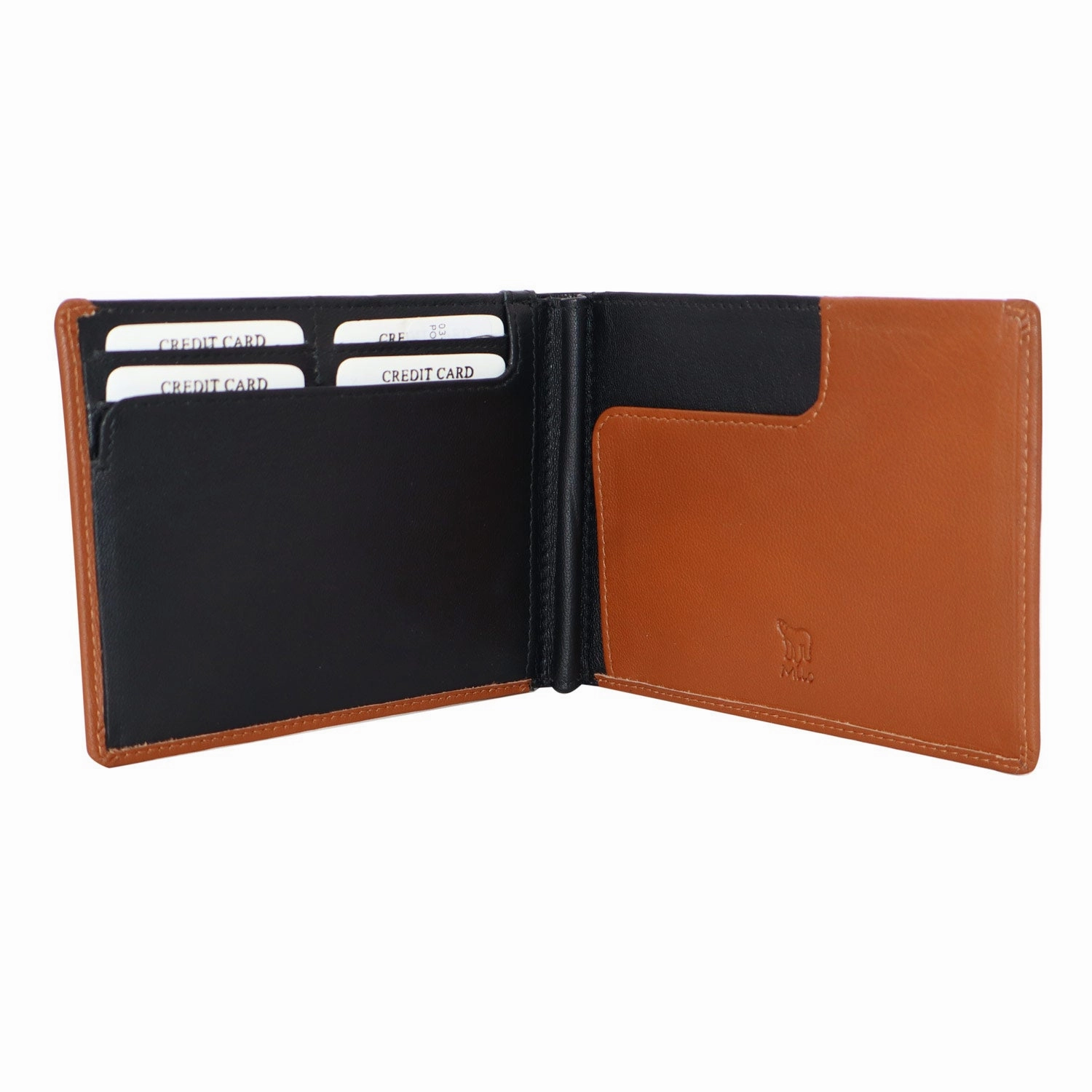 Travel Anti-Theft Belt Milo Anti-Rfid Genuine Leather Passport Holder