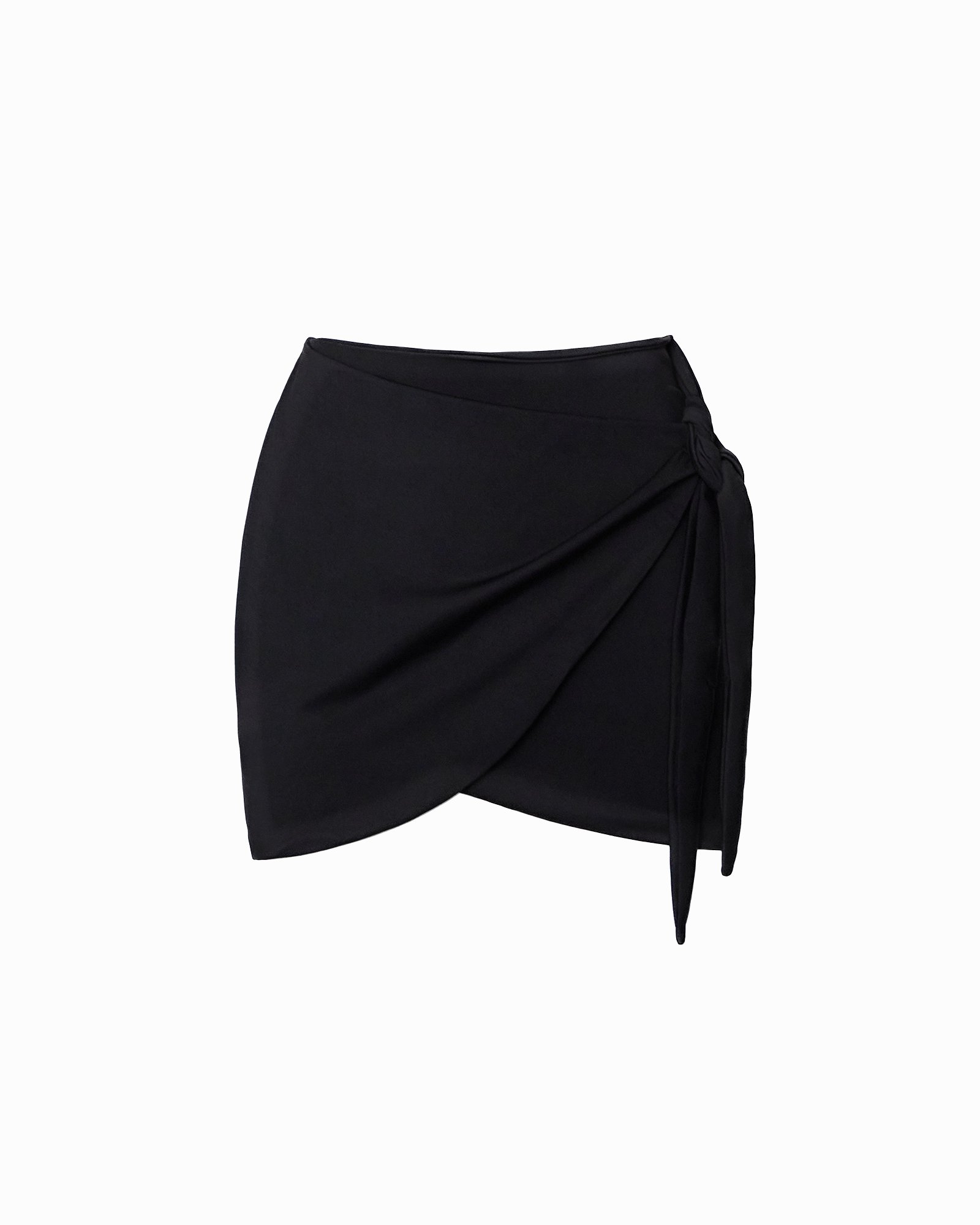 Mini Wrap Skirty - Black