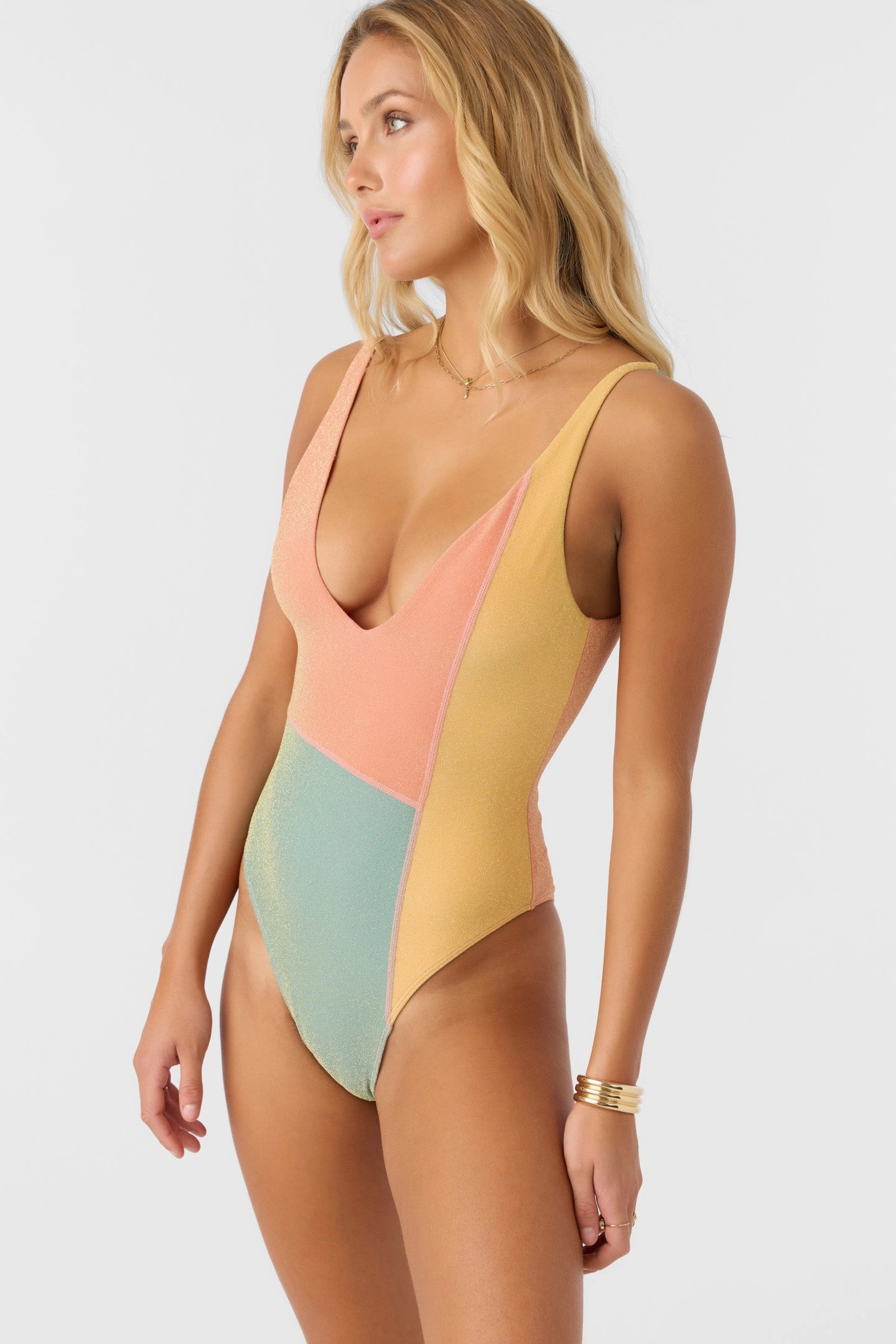 MIRAGE COLORBLOCK EDGEWATER ONE-PIECE
