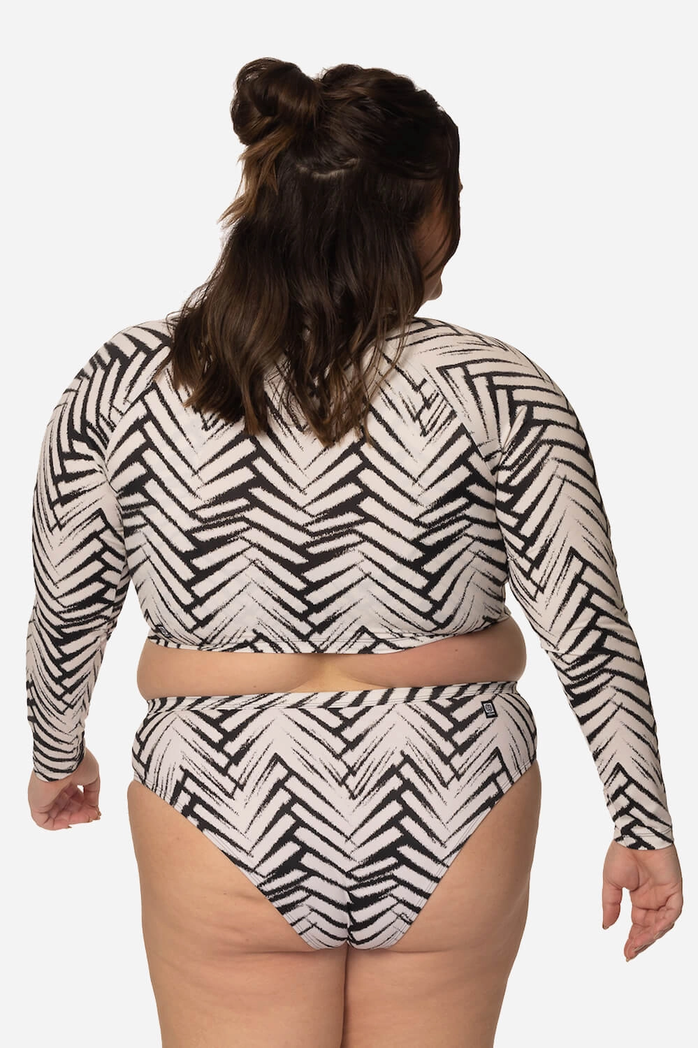 Moana Long Sleeved Crop Rashie - Pacific