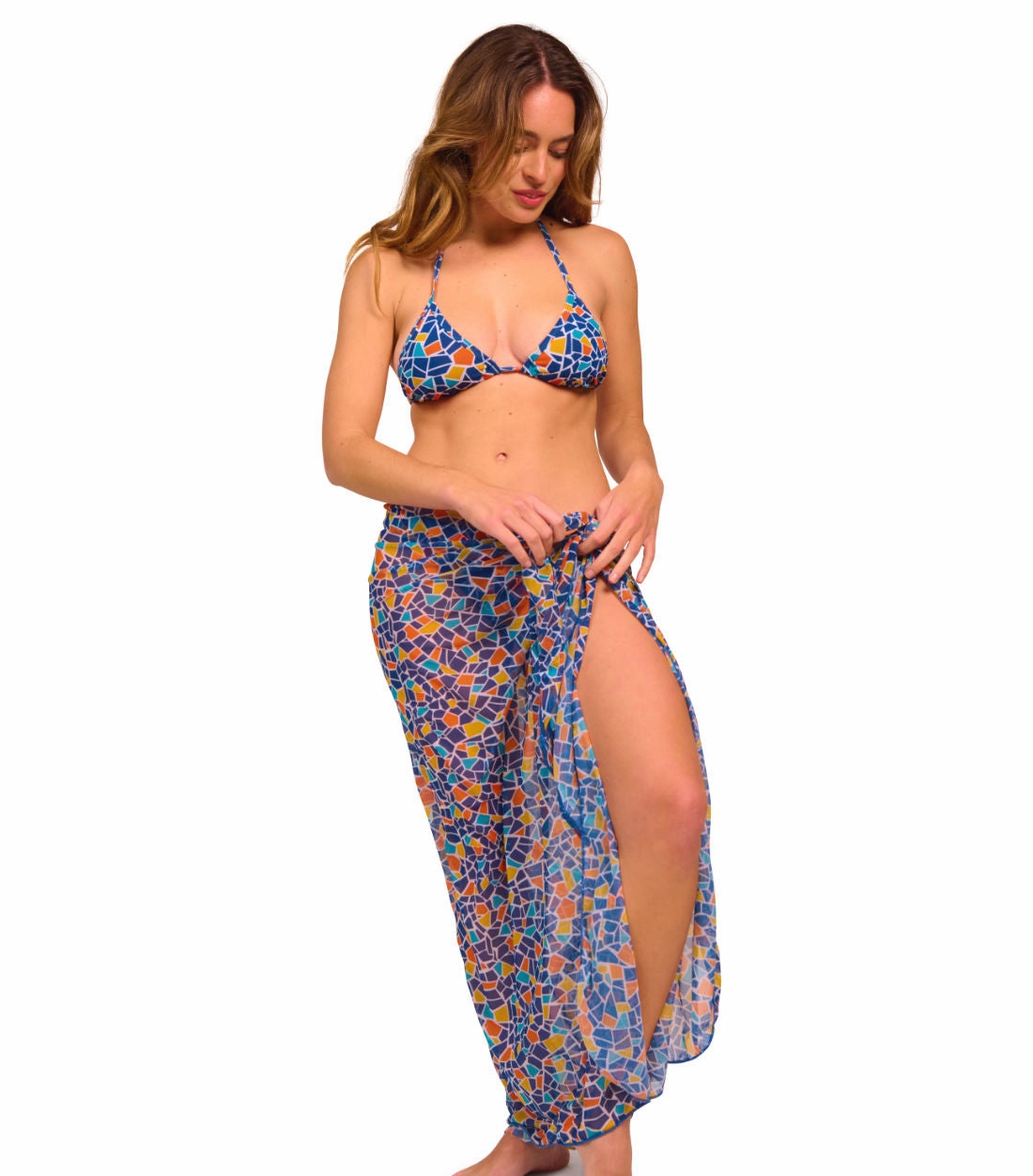 Monaco Tan Through Beach Sarong