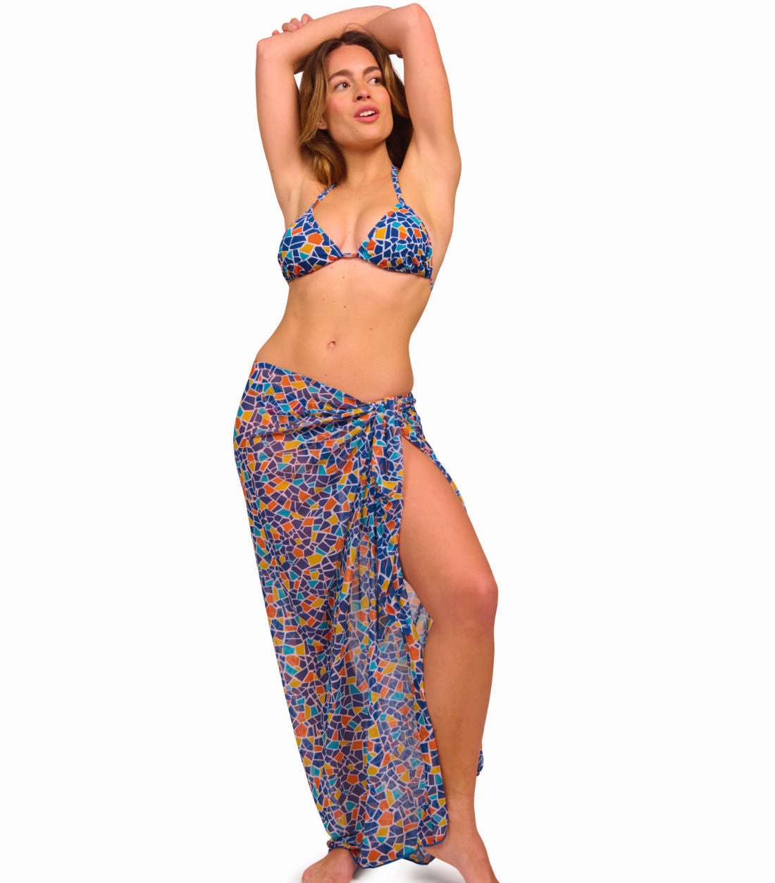Monaco Tan Through Beach Sarong