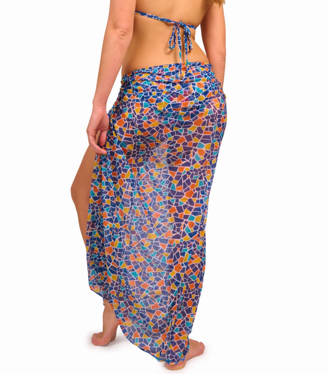 Monaco Tan Through Beach Sarong
