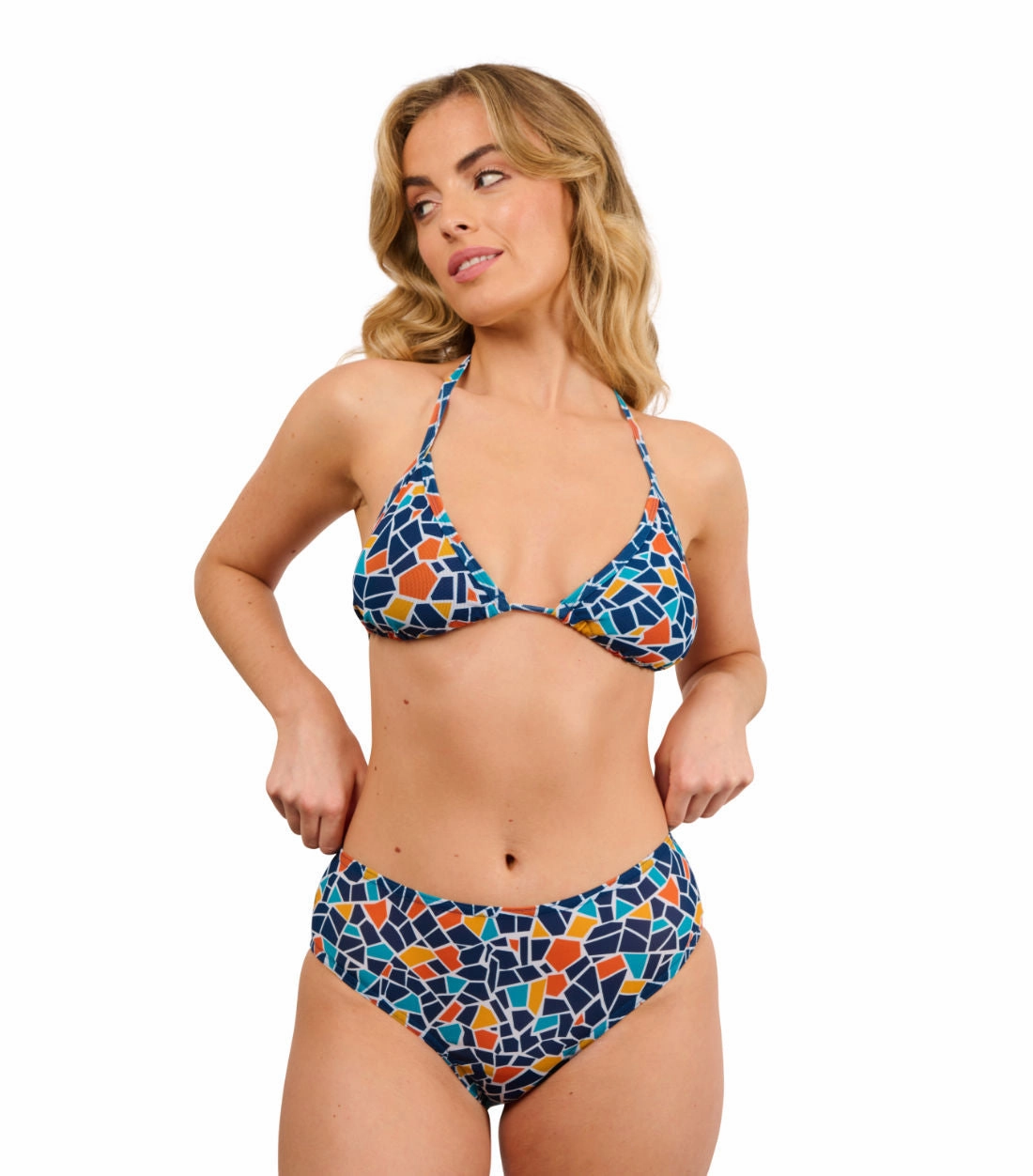 Monaco Tan Through High Waisted Bikini Brief