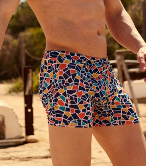 Monaco Tan Through Swim Shorts affordable men's swimwear, summer swimwear for men