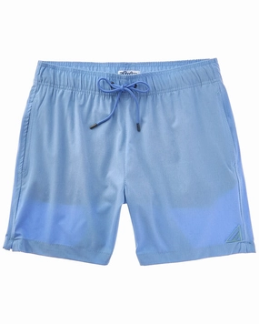 Mr. Swim Chambray Compression Swim Trunk mens full coverage swimwear, stylish mens swim trunks