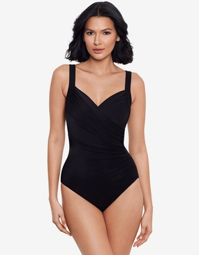Must Haves Sanibel Swimsuit - Black plus size swimwear women, curvy womens swimsuits
