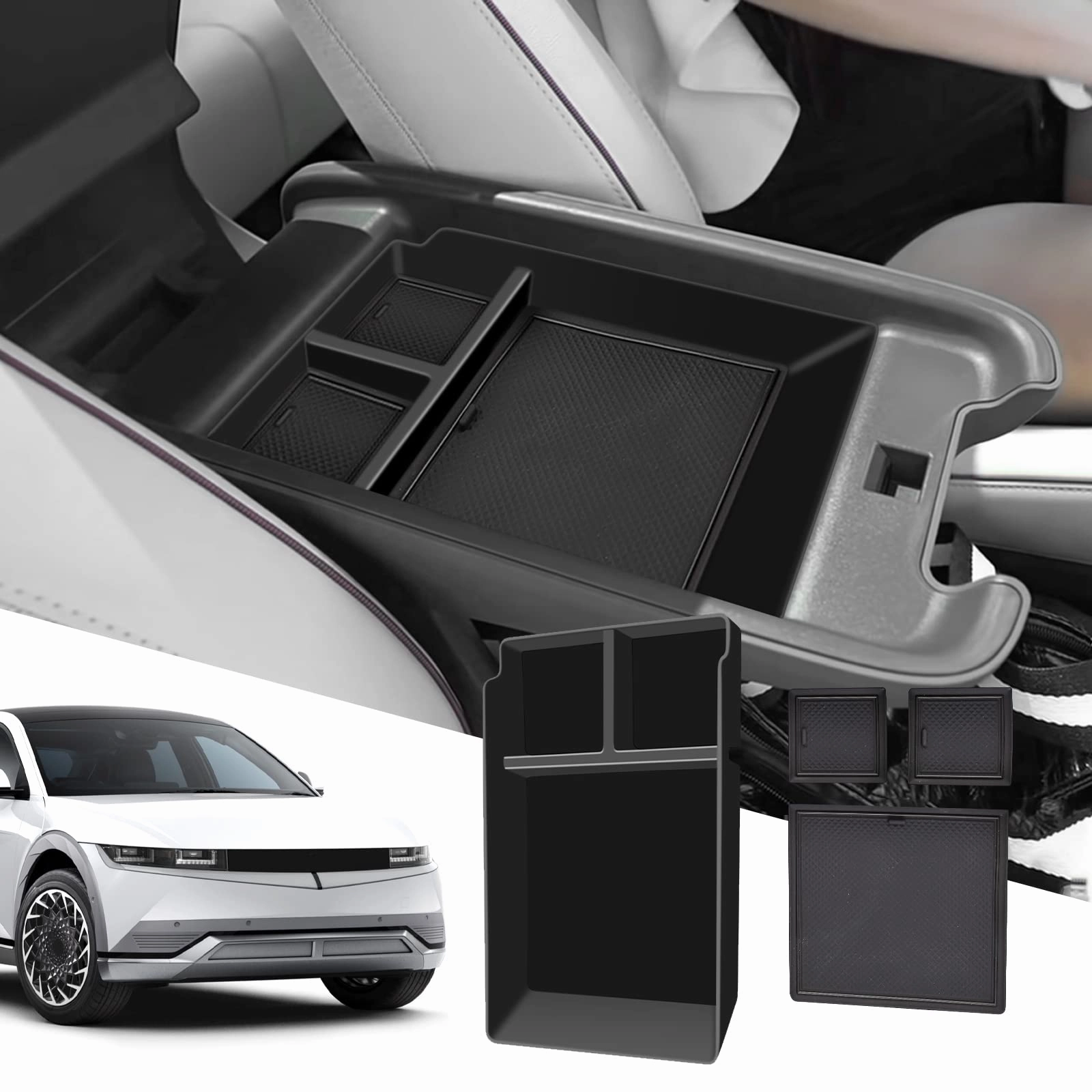 For Hyundai Ioniq 5 Center Armrest Storage Tray 2023 2024 Limited Stock Alert