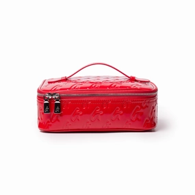 Travel Storage Organizer Lightweight Travel Bag Medium Monogram Toiletry Bag - Mirror Red