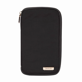 Anti-Rfid Family Passport Zip Wallet Anti-Theft Travel Gear RFID Card Holder