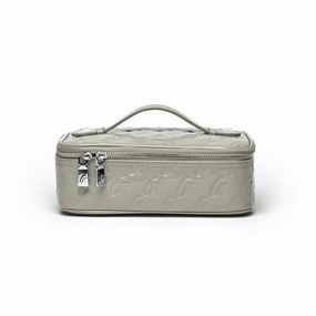 Travel Sling Bag Travel Briefcase Medium Monogram Toiletry Bag - Mirror Gray