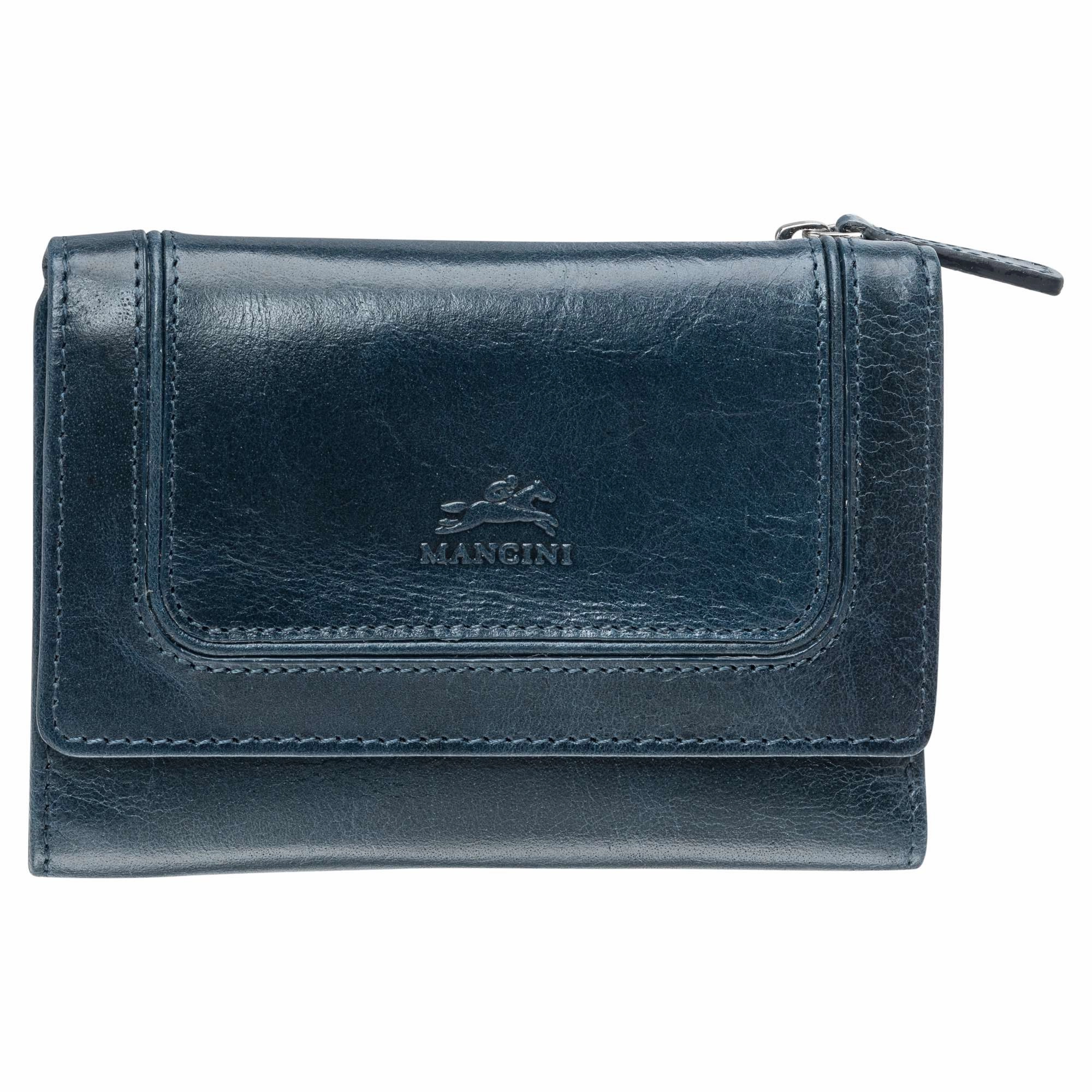 Mancini South Beach Rfid Secure Medium Clutch Wallet Secure Travel Bag Anti-Theft RFID Card Holder