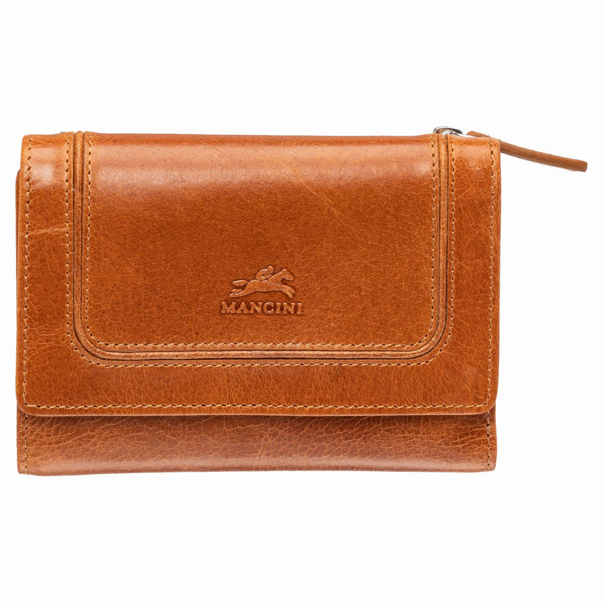 Travel Wallet with Security Anti-Theft Briefcase Mancini South Beach Rfid Secure Medium Clutch Wallet