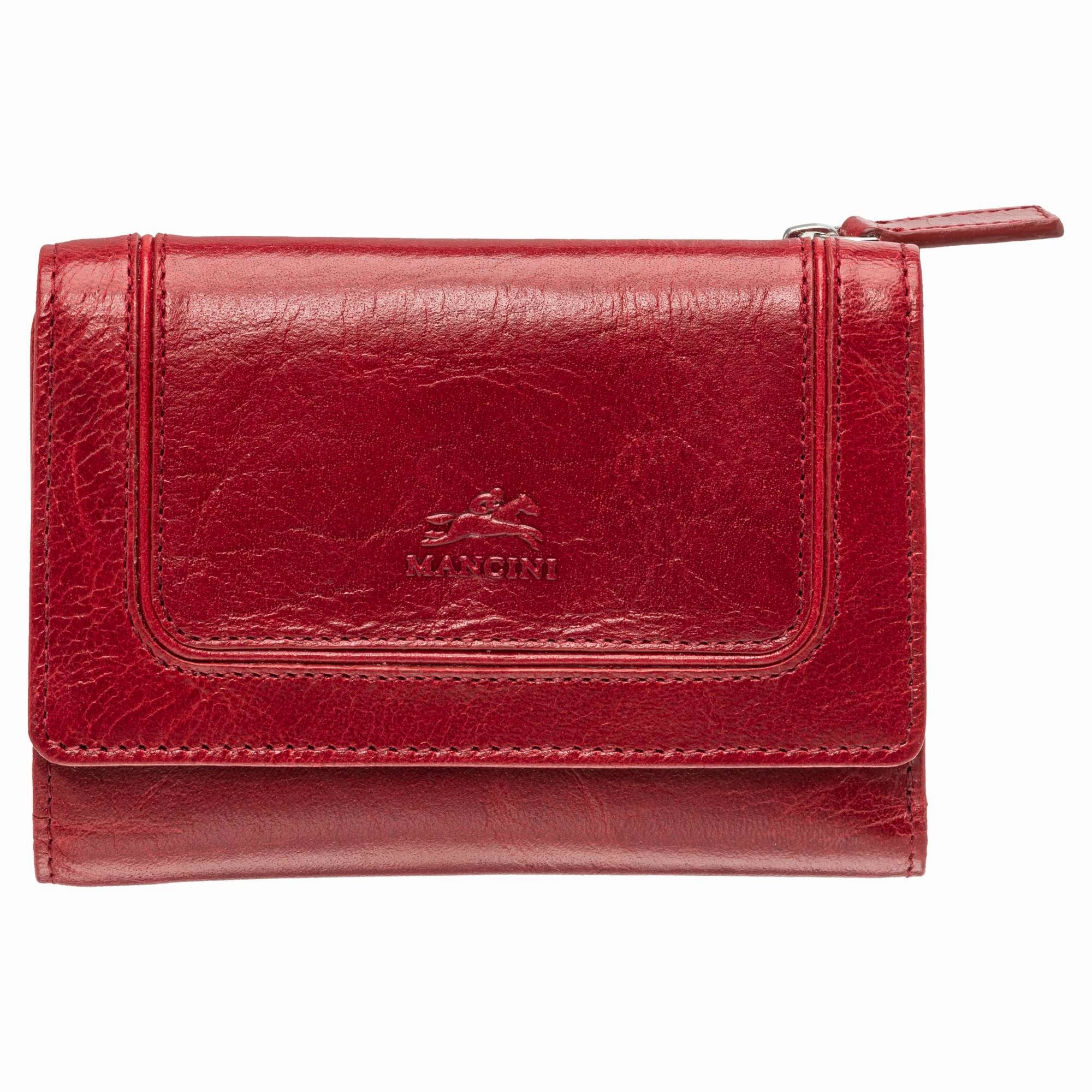 Mancini South Beach Rfid Secure Medium Clutch Wallet Secure Travel Pouch Bag