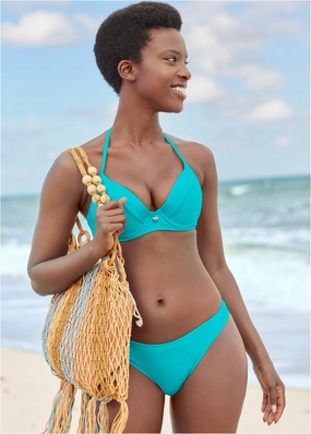 My Favorite Bra Top - Aqua Reef womens sun protection swimwear, trendy swimwear collection